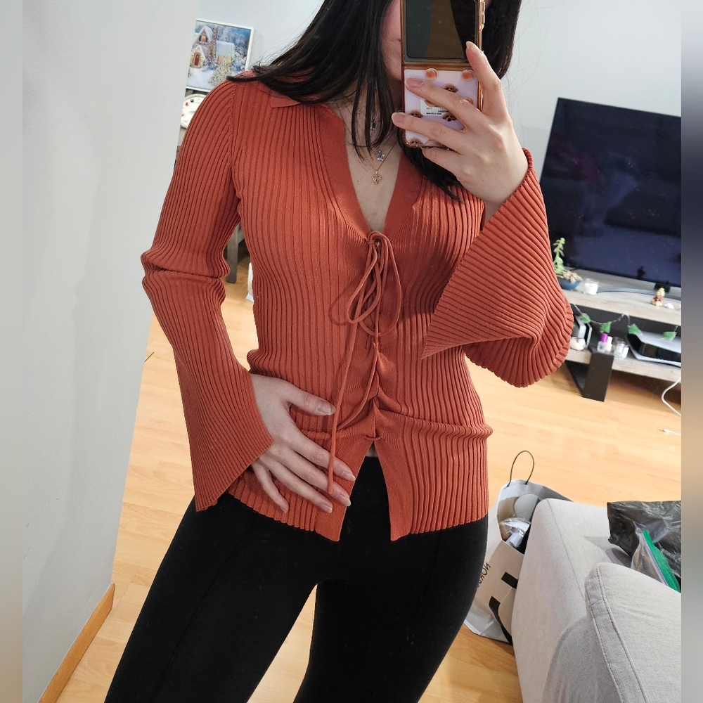 Cult Gaia Faye Knit Top ( Jasper )